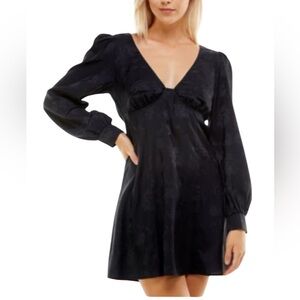 Nordstrom Crystal Doll Size Small Navy Blue Open-Back Dress New With Tags